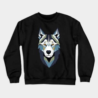 Portrait of Husky Crewneck Sweatshirt